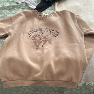 Apres-Rodeo Club Beige Sweater